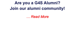 Are you a G4S Alumni? Join our alumni community! … Read More 